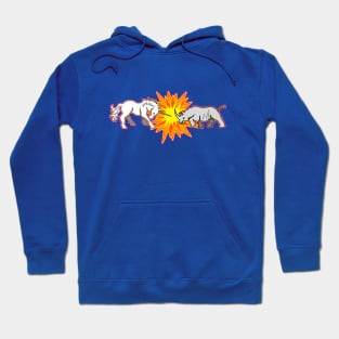 Unicorn vs. Rhinoceros Hoodie